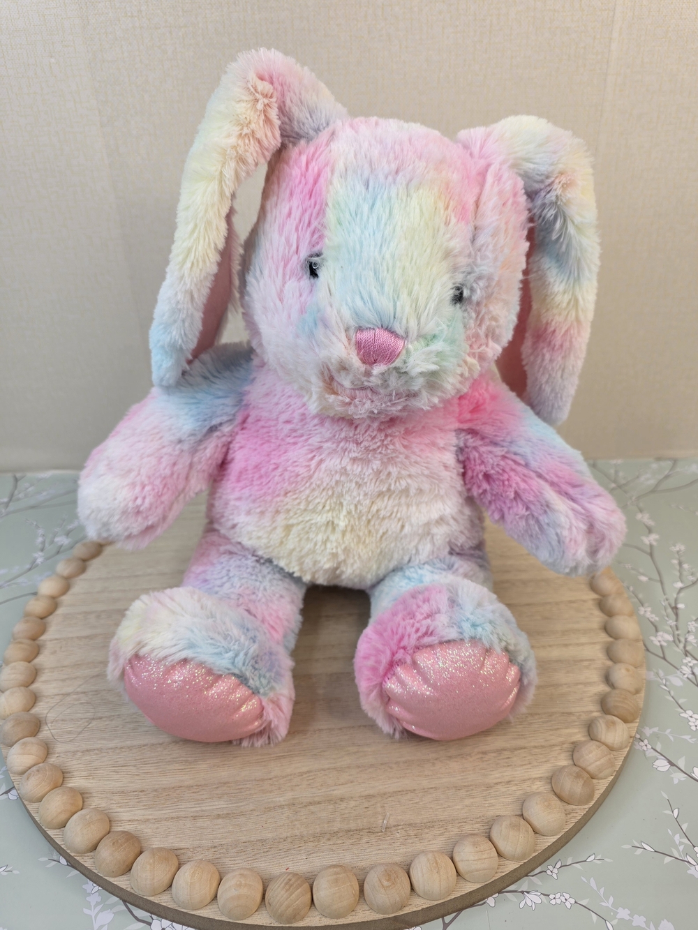 Build-A-Bear Pastel Rainbow Plush Bunny